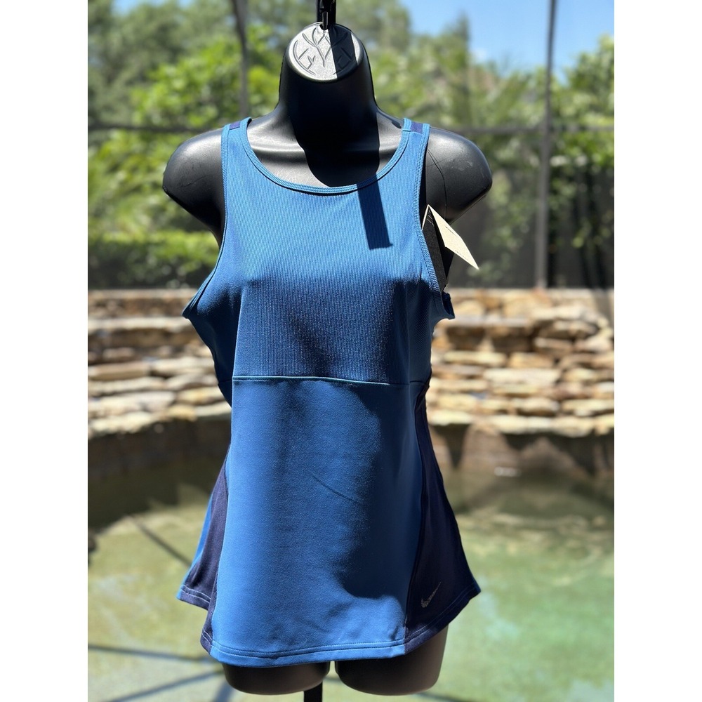 Nike Yoga Dri‑FIT Tank Top Sea‑Foam L DH0374‑407 NWT